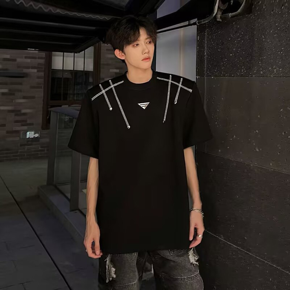 High Street Fashion Casual Hip Hop Top Casual Wear Holiday Outfit Party Clothing