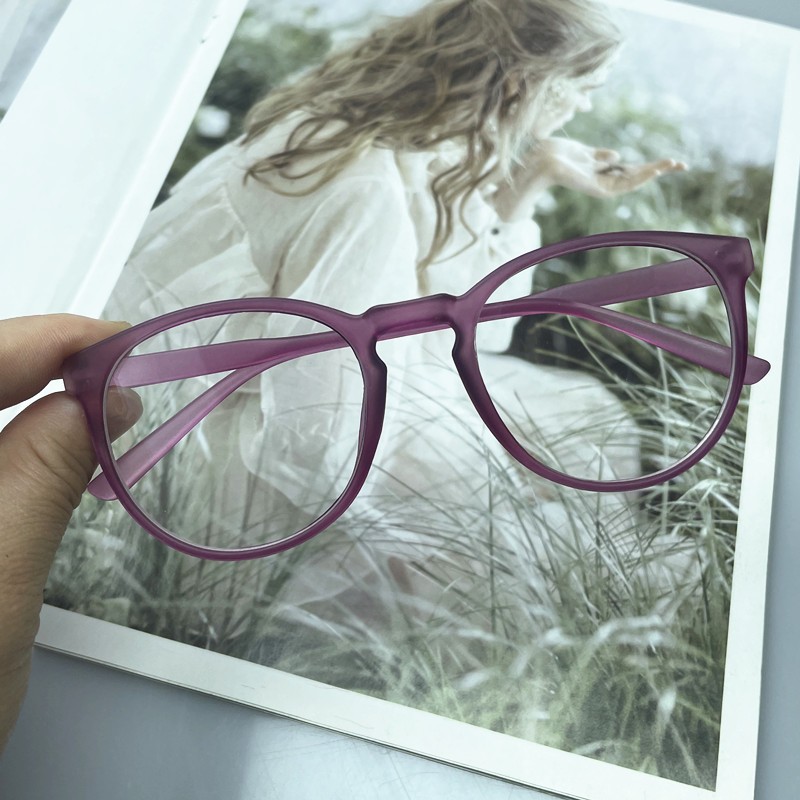 Colorful and Lightweight Korean Style Round Glasses for Comfortable Fit - Picture 9 of 9