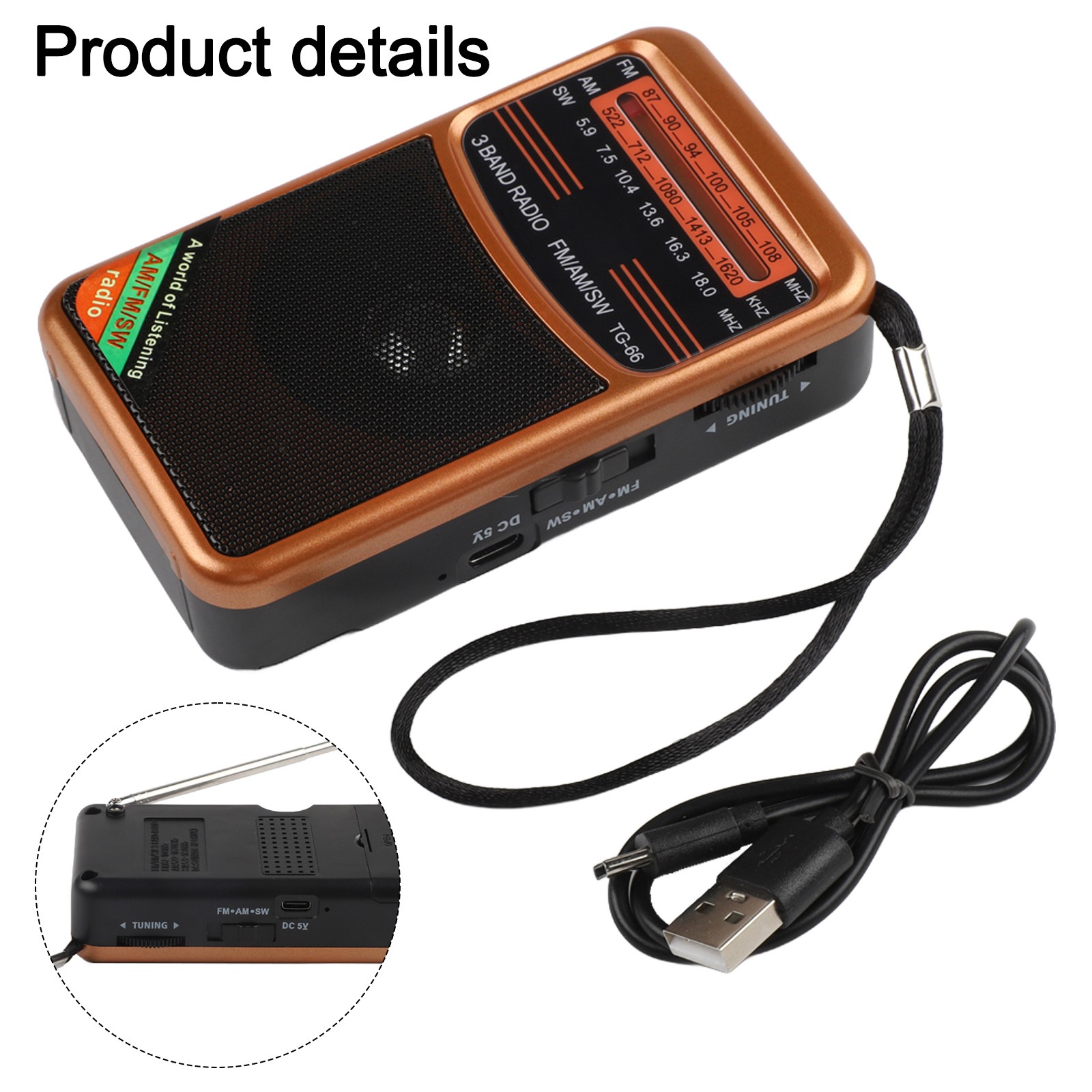 Compact Radio with Superior Audio Performance and Convenient Charging Options - Photo 28/41