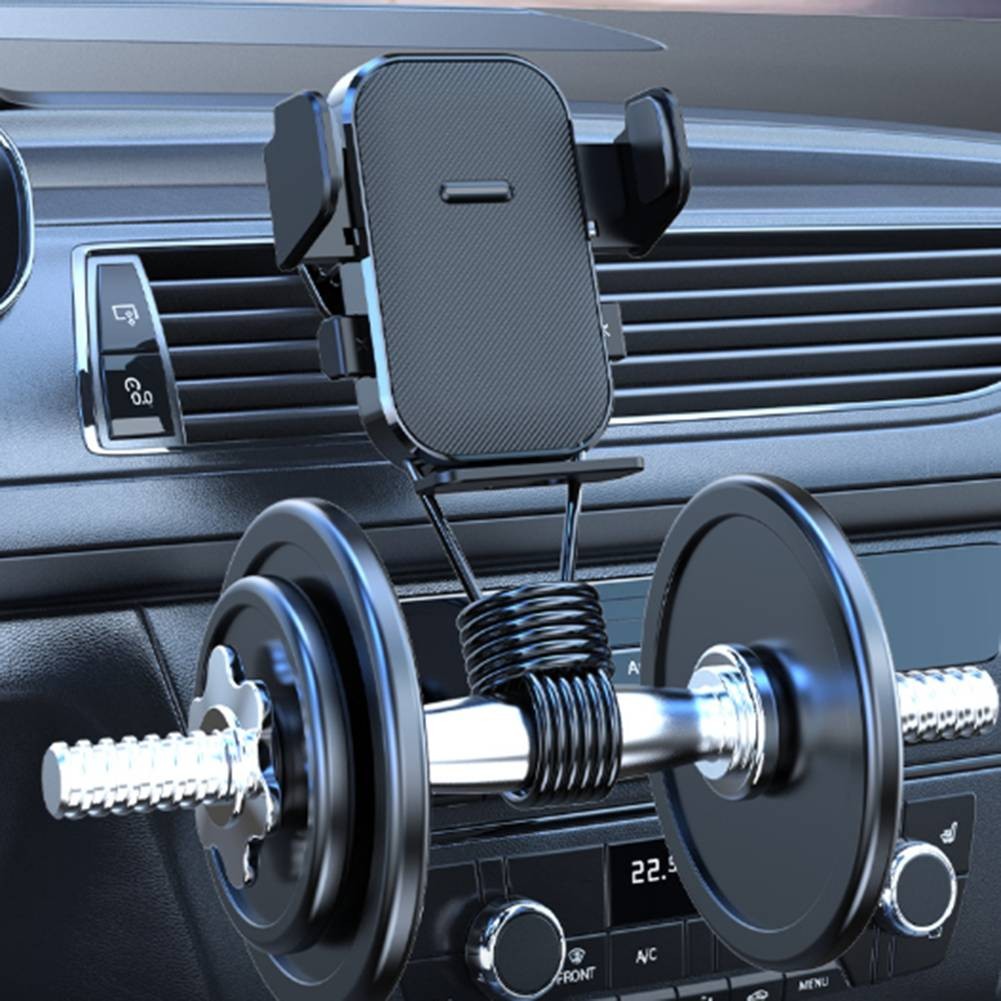 Support Téléphone Voiture avec Bras Clip Forte Parfait pour Appareils GPS et S - Photo 7 sur 15