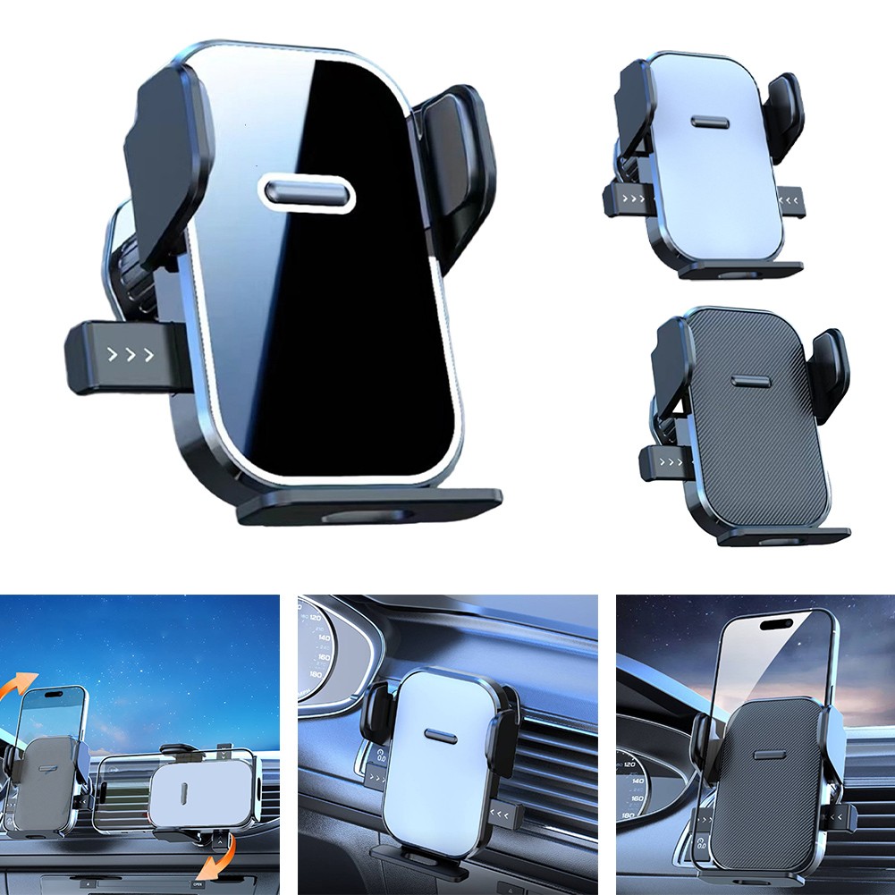 Support Téléphone Voiture avec Bras Clip Forte Parfait pour Appareils GPS et S - Photo 3 sur 15