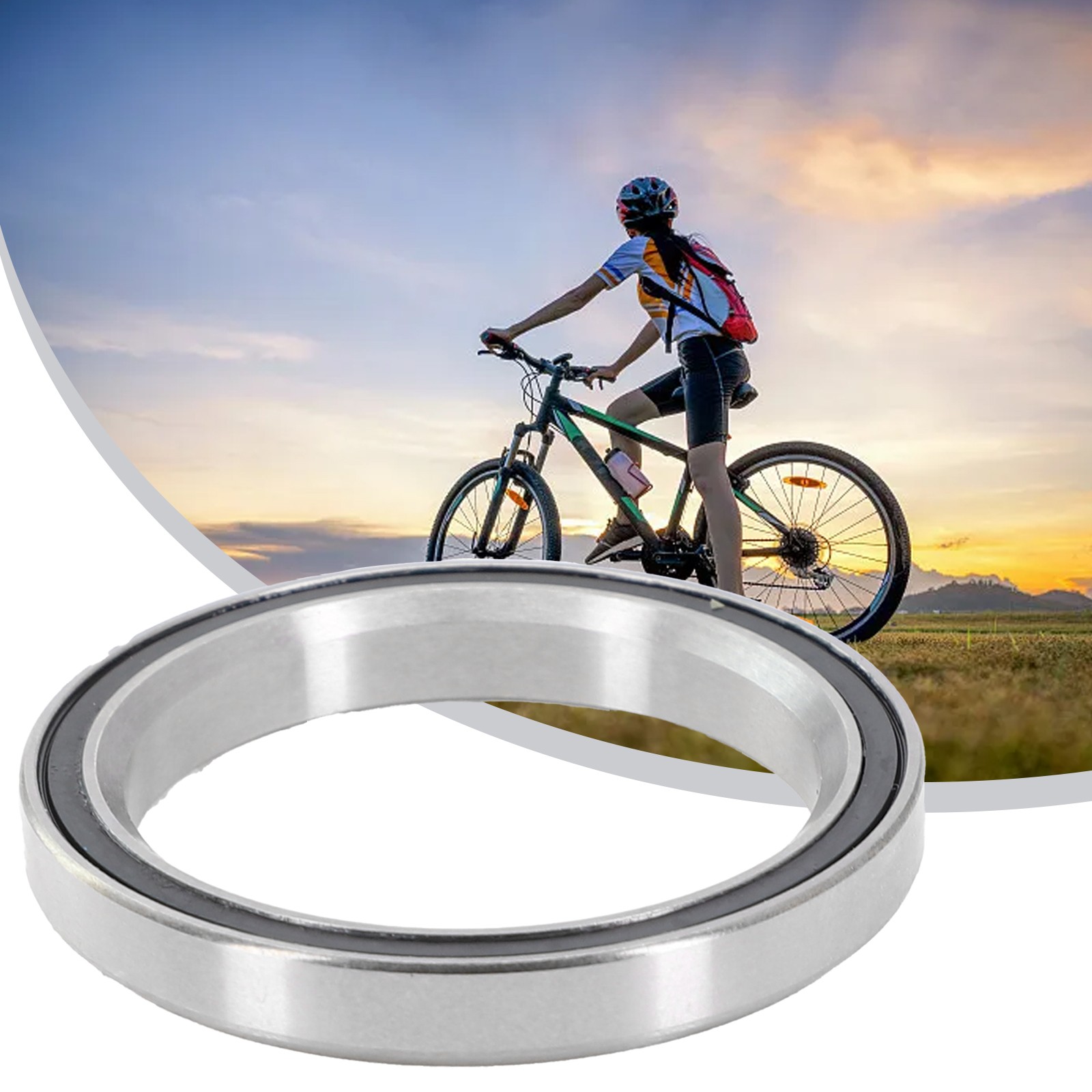 Bike Headset Bearing 40x52x6 5mm with Rubber Dust Cover for Smooth Performance - Bild 3 von 7