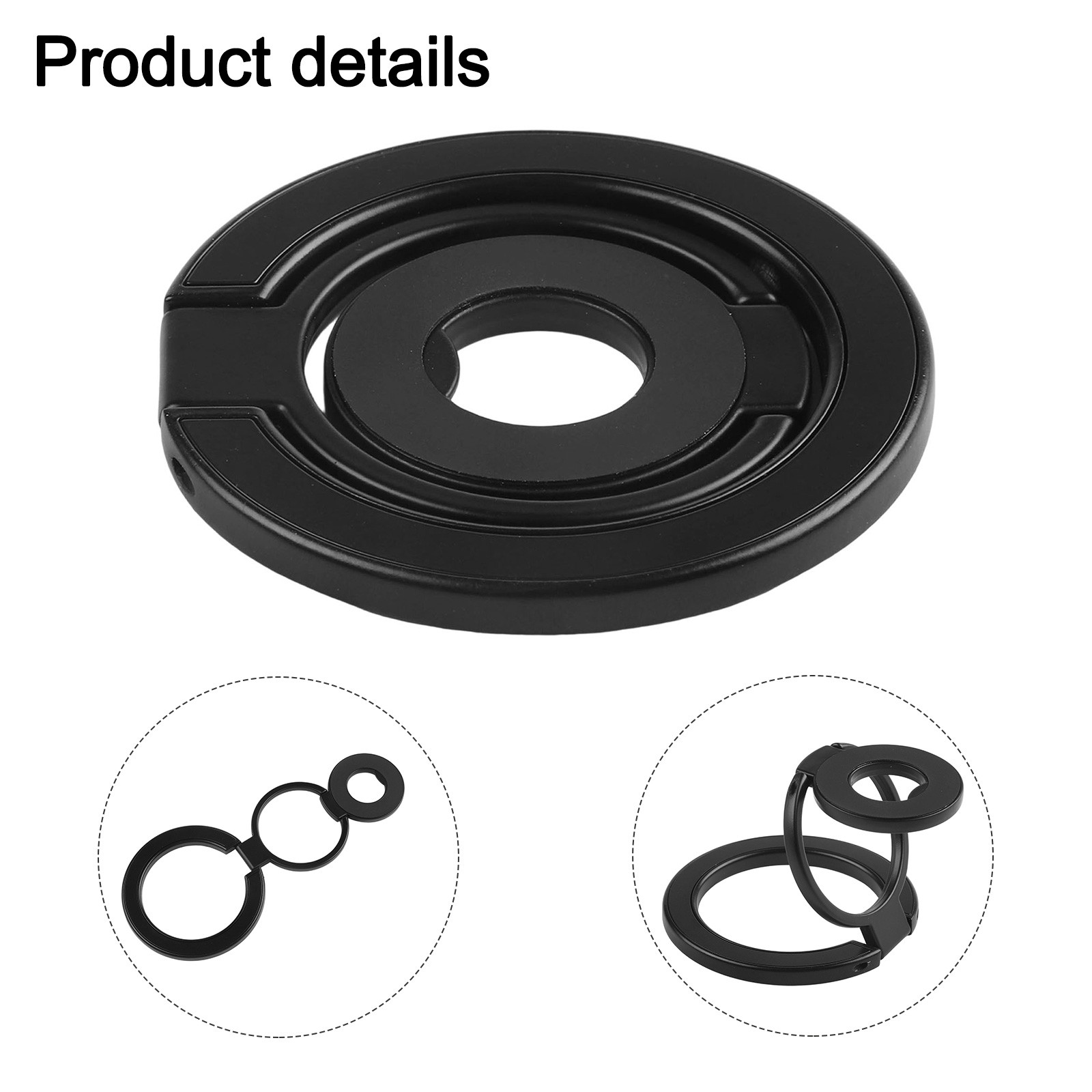 Smart Design Magnetic Phone Ring Holder for Secure Grip in Cars and For Gyms - Picture 20 of 32