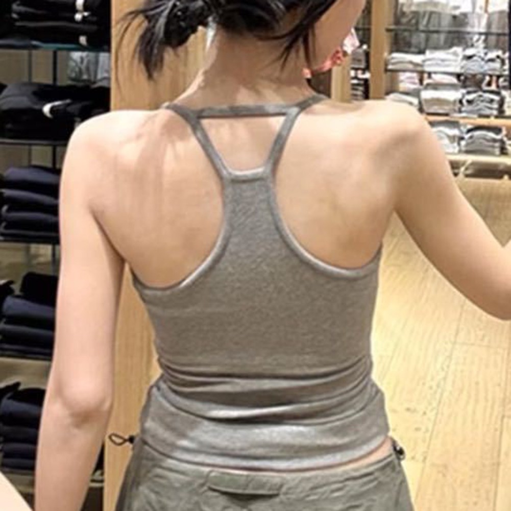 Stylish Womens Sleeveless Camisole Casual Backless Design for Trendy Days - Picture 18 of 20