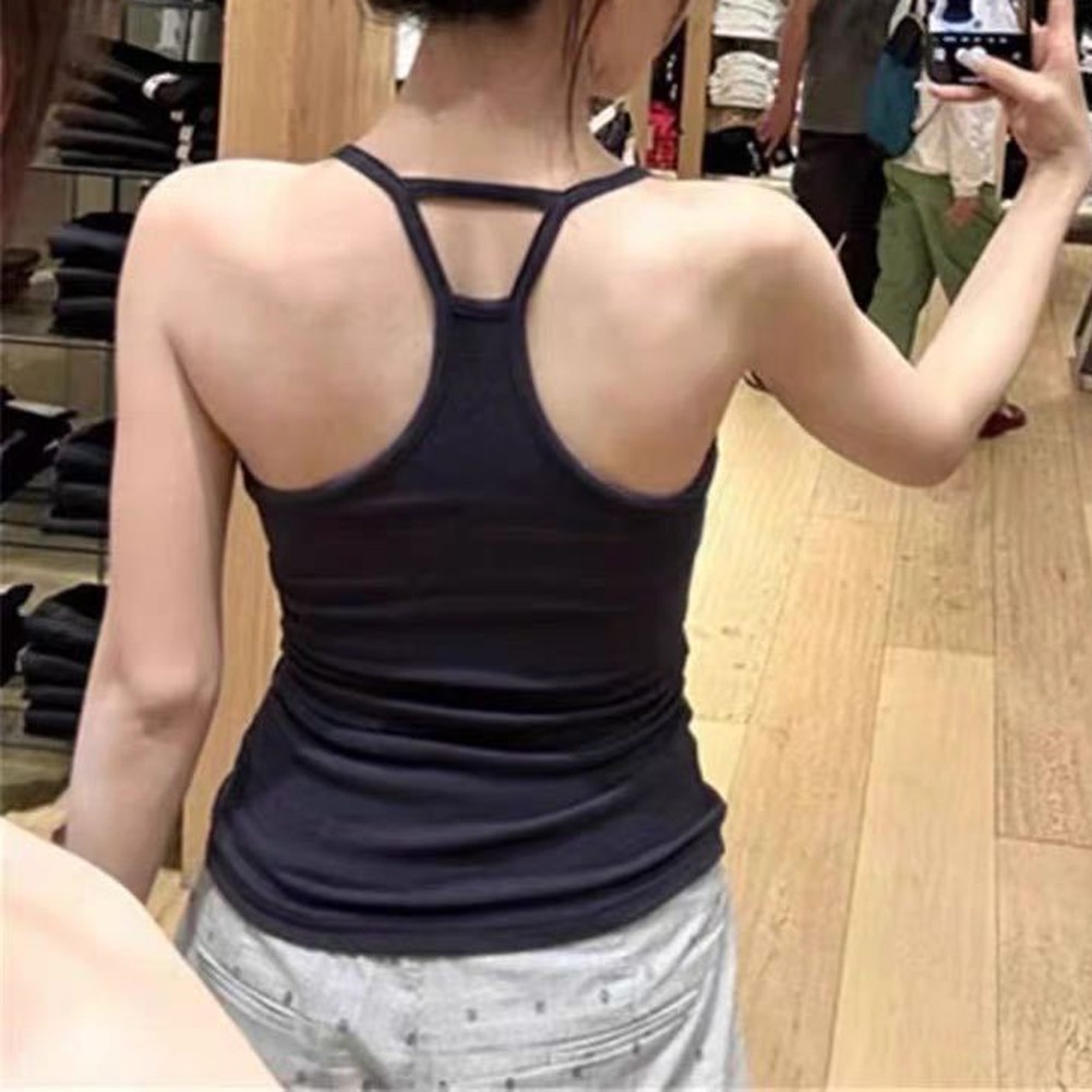 Stylish Womens Sleeveless Camisole Casual Backless Design for Trendy Days - Picture 10 of 20