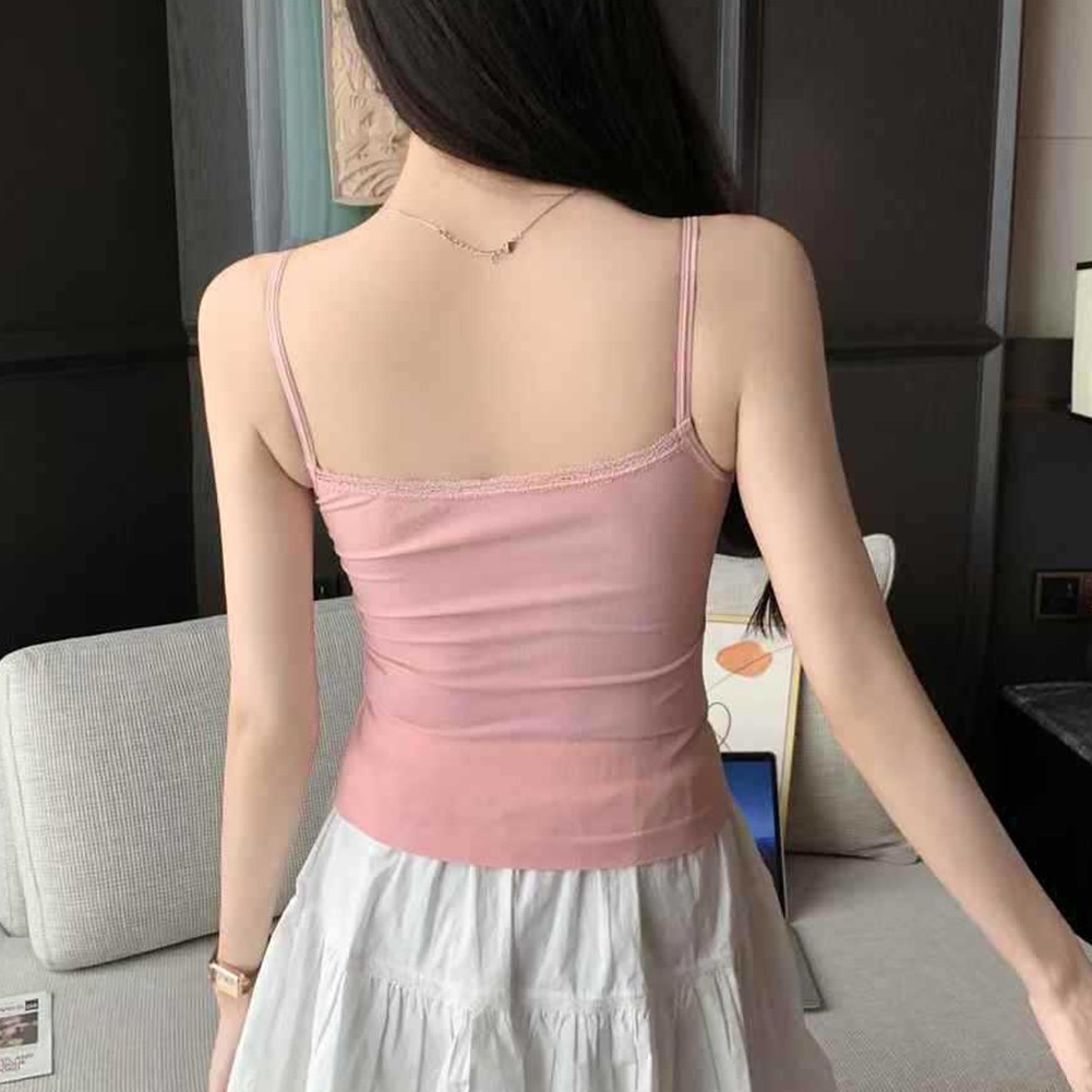 Fashion Statement Womens Camisole with Lace and Bow Touch for Daily Fashion - Picture 20 of 23