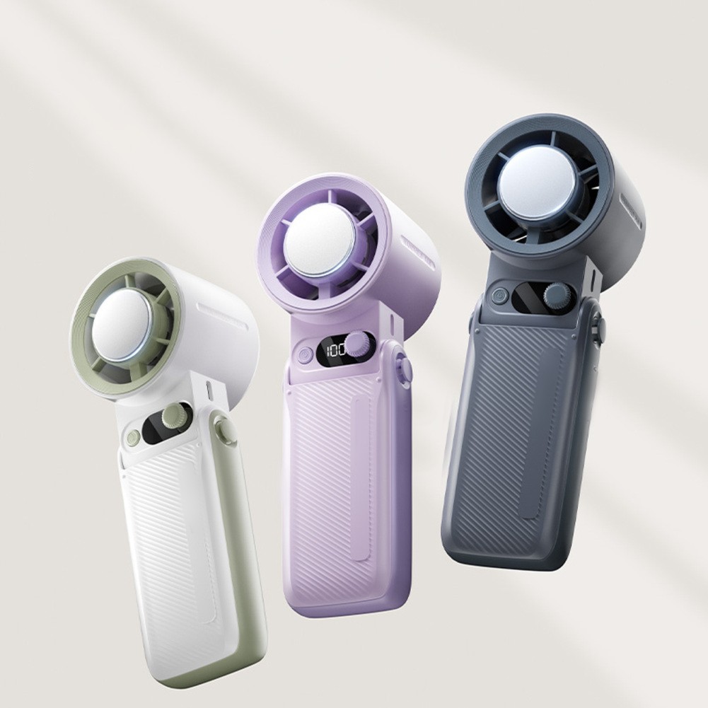 Portable Handheld Turbo Fan 199 Speeds 44 Hour Battery Lightweight Design - Photo 4/15