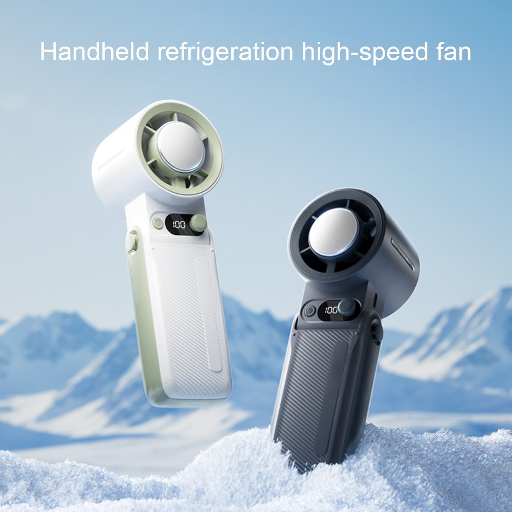 Portable Handheld Turbo Fan 199 Speeds 44 Hour Battery Lightweight Design - Photo 9/15