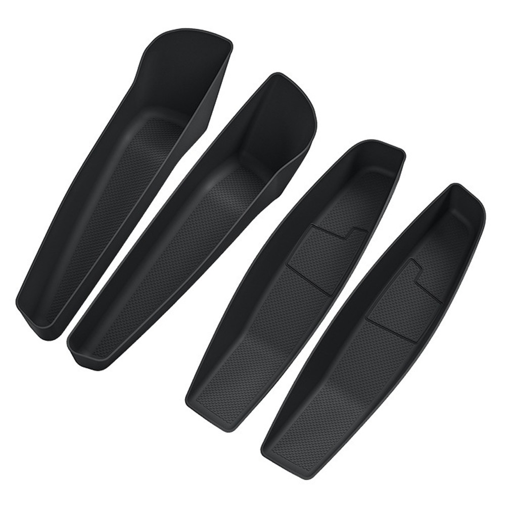 2025 For Tesla For Model Y 4PCS For TPE Door Storage Box for Organized Interior - Picture 2 of 10