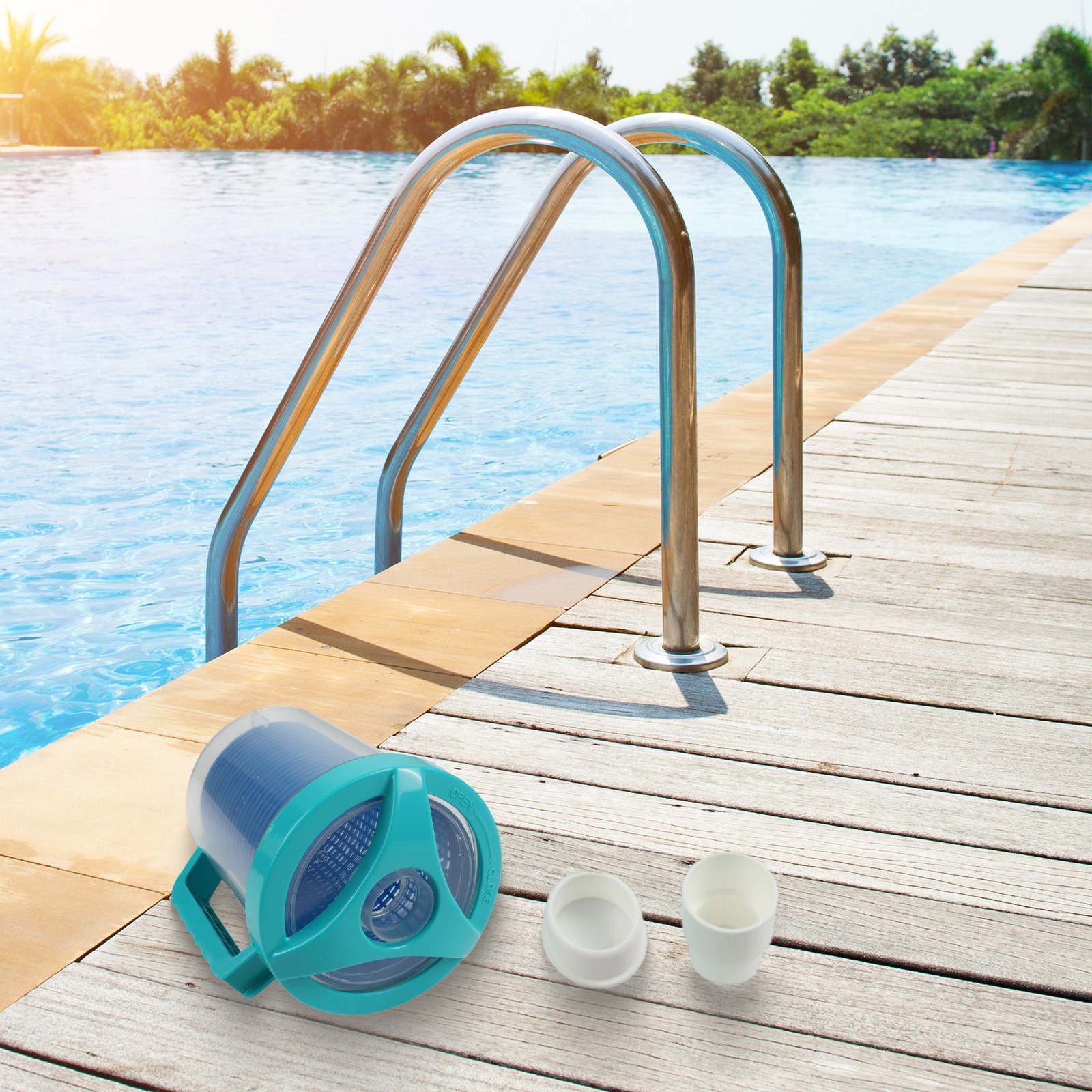 Gre Poolleiter Für Aufstellpools, Edelstahl, 2x4 S Produktbild-Vorschau 6