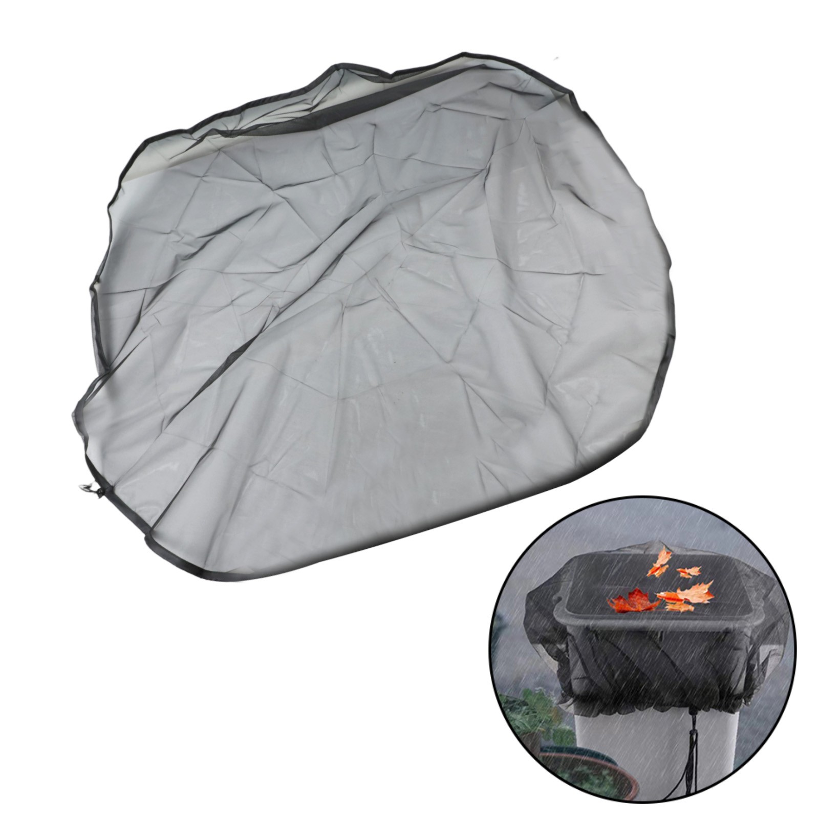 Efficiently Designed Rain Bucket Net Keeps Your Water Source Clean and Safe