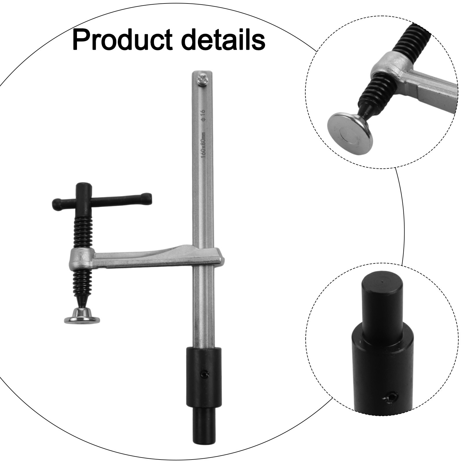 Welding Table Ready Quick Acting Hold Down Clamp with Ergonomic Features