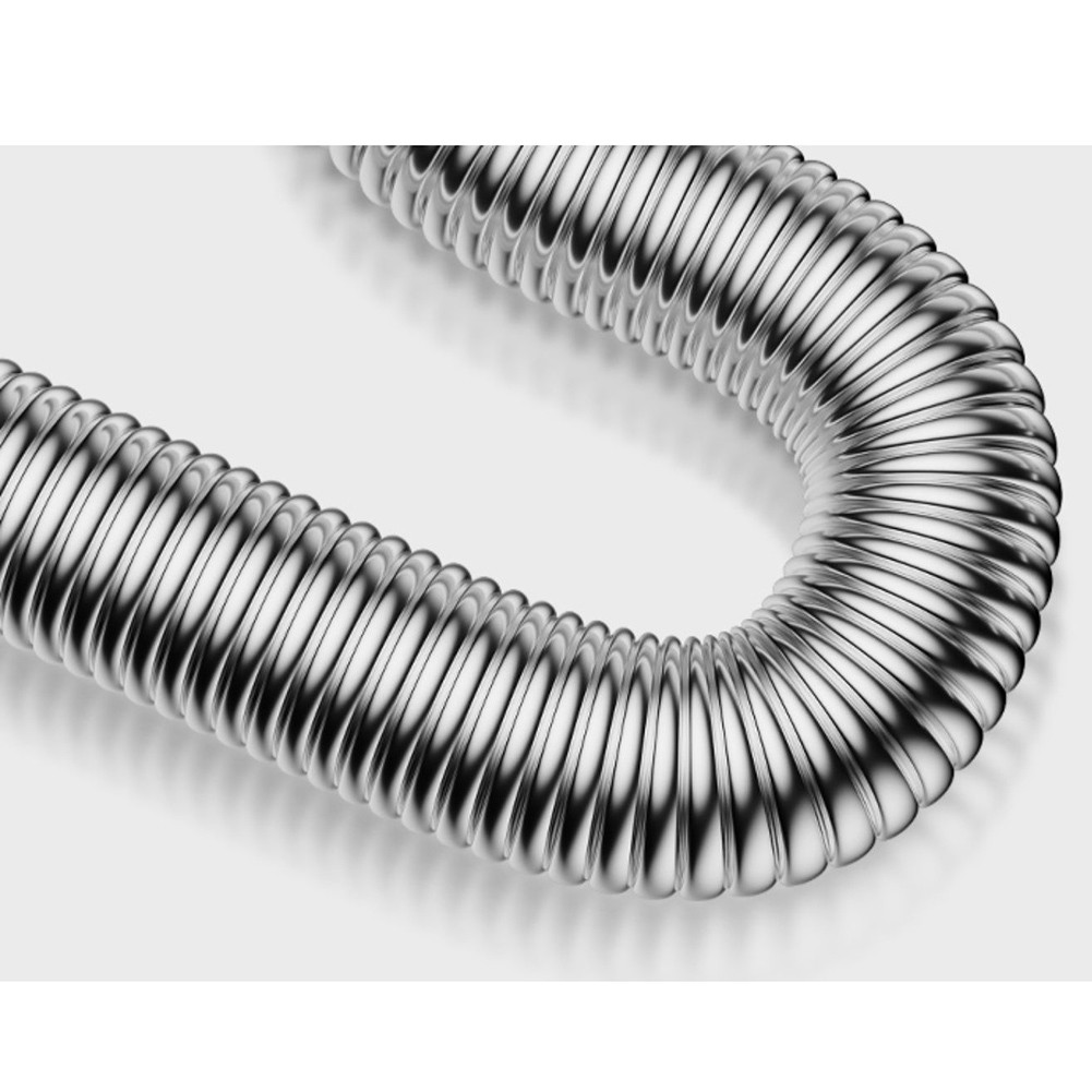 Flexibles Edelstahl Abflussrohr 120/150 Cm - Geruchsverschluss Für Küche & Bad