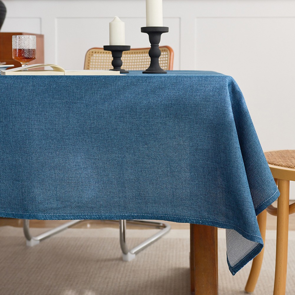 100X100cm Stylish Waterproof Tablecloth Stain Resistant Easy Maintenance - Picture 25 of 28