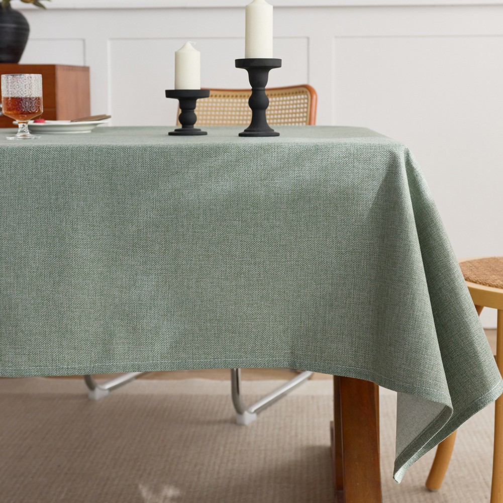 100X100cm Stylish Waterproof Tablecloth Stain Resistant Easy Maintenance - Picture 22 of 28