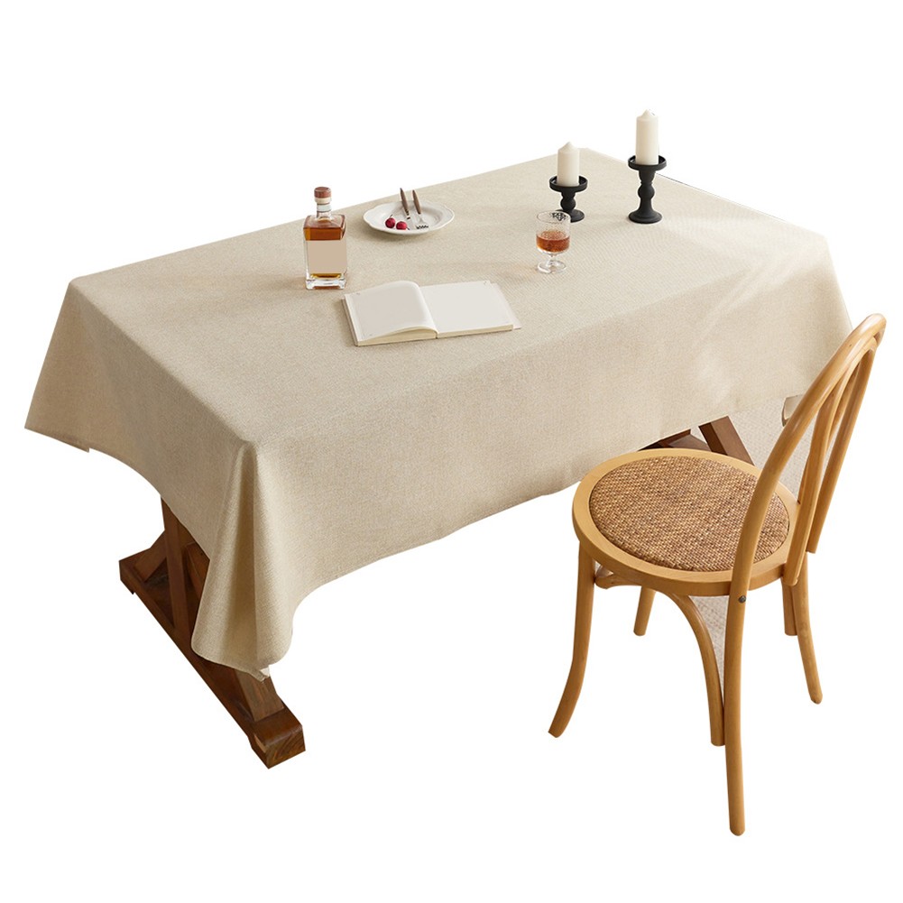 100X100cm Stylish Waterproof Tablecloth Stain Resistant Easy Maintenance - Picture 12 of 28