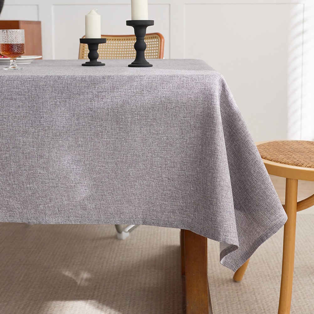 100X100cm Stylish Waterproof Tablecloth Stain Resistant Easy Maintenance - Picture 19 of 28