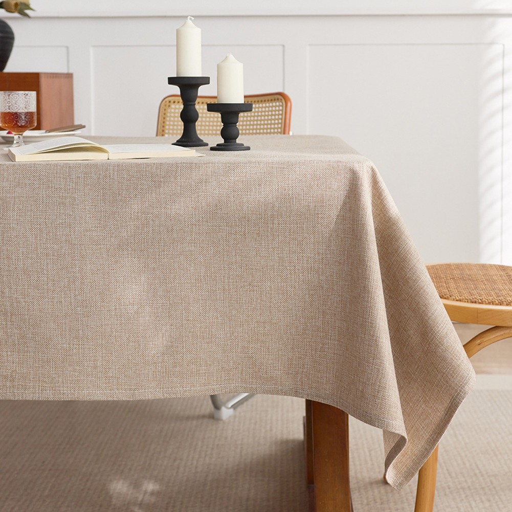 100X100cm Stylish Waterproof Tablecloth Stain Resistant Easy Maintenance - Picture 28 of 28