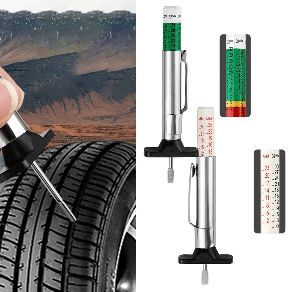 Lightweight 2PCS Tire Tread Depth Gauges with Waterproof Design for Easy Carry - Picture 15 of 24