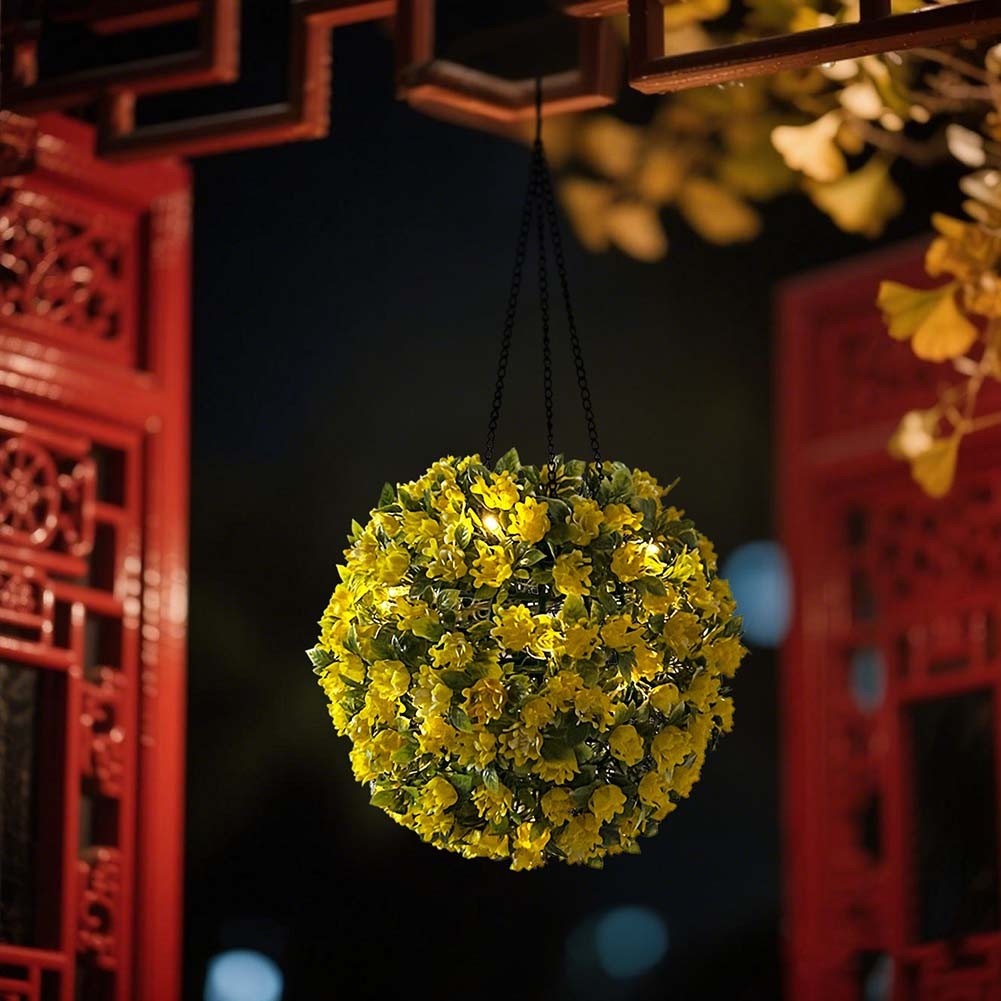 Bola de luz para exteriores con energía solar perfecta para colgar decoración - Imagen 39 de 50