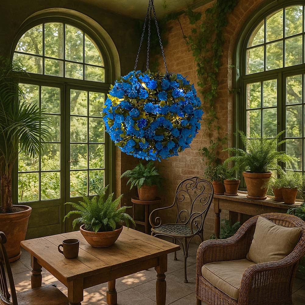 Bola de luz para exteriores con energía solar perfecta para colgar decoración - Imagen 47 de 50