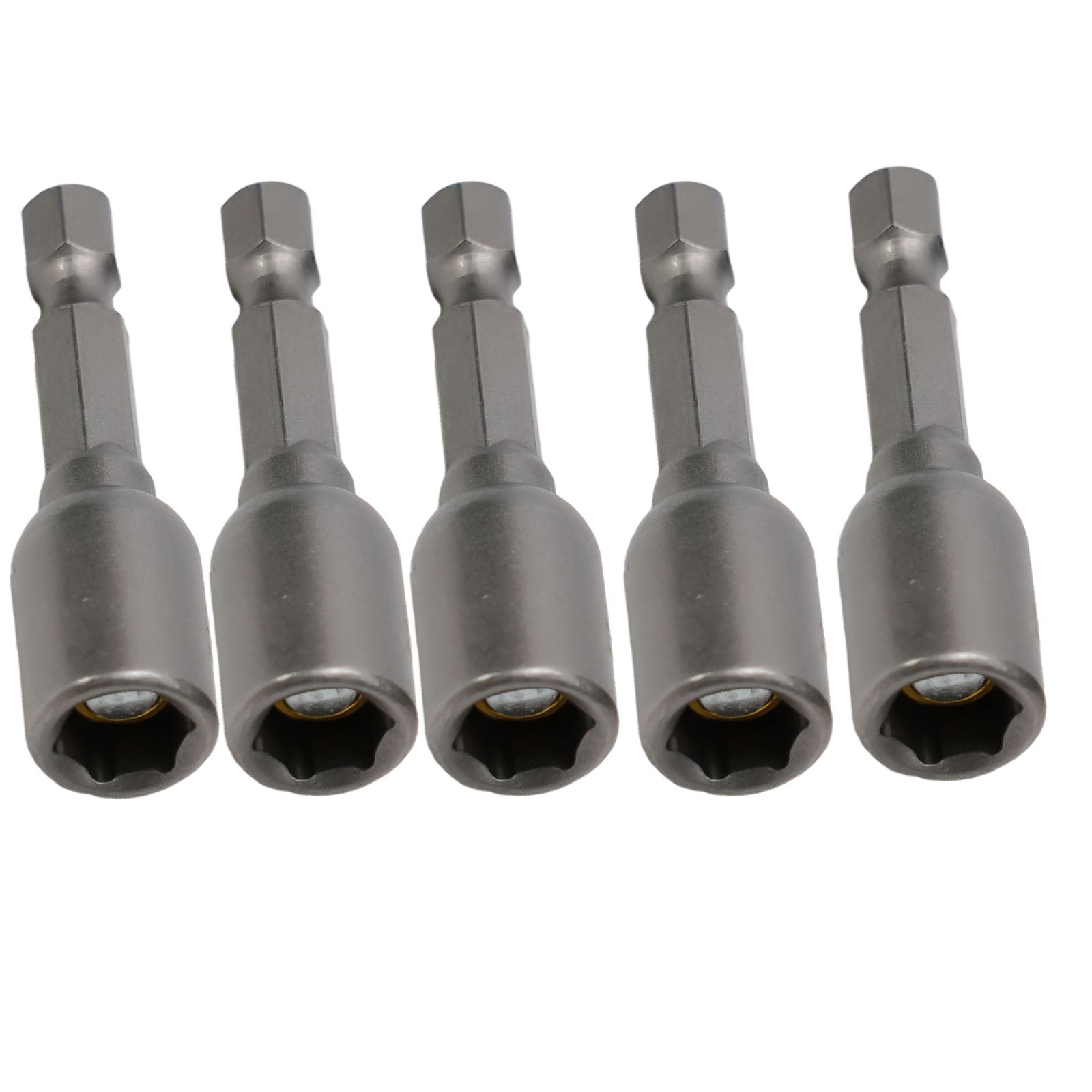 5PCS Magnetic Nut Driver Socket Set 6 13mm Hex Shank for Electric Drill - Picture 19 of 29