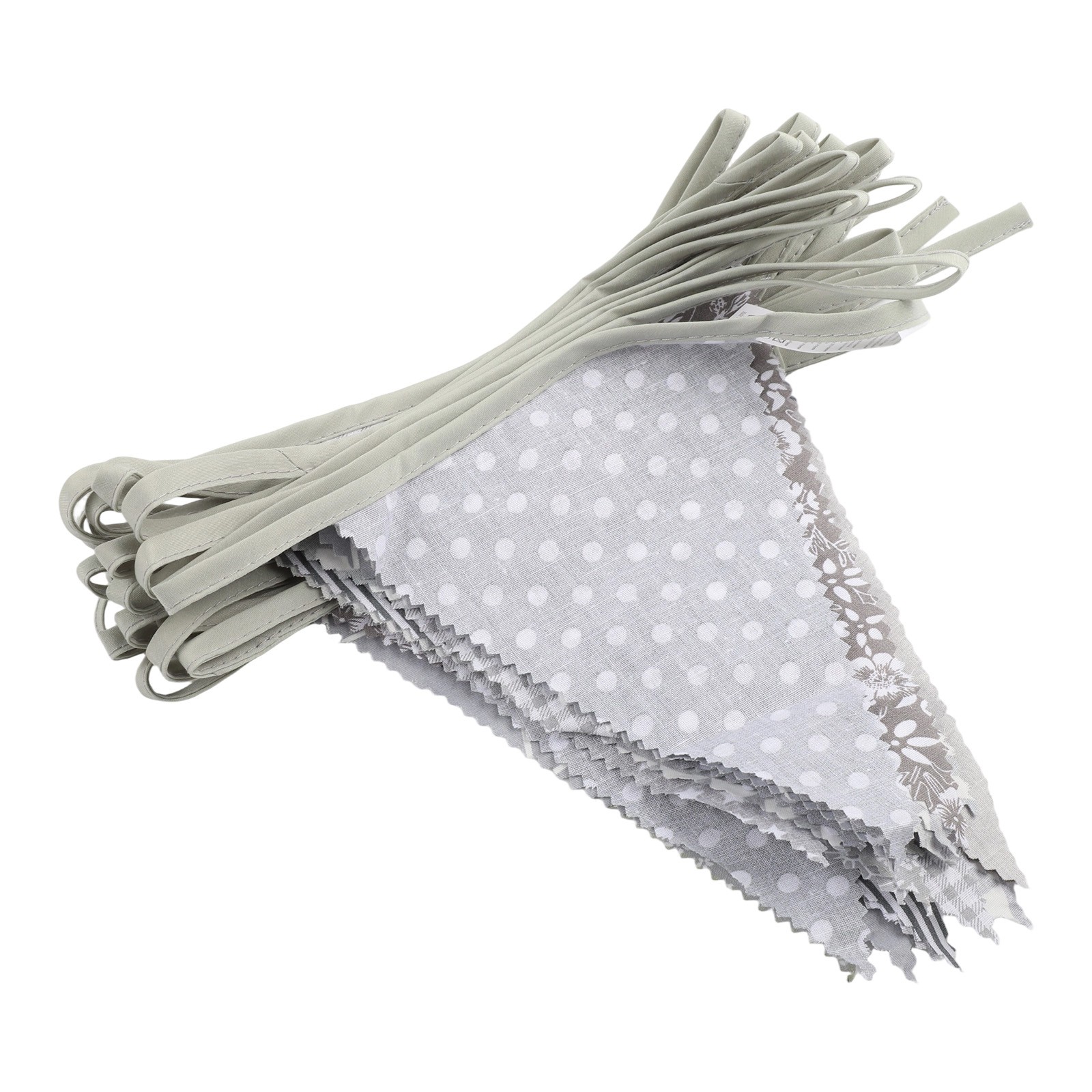 Banner Fabric Bunting Total Length 10m Cotton Grand Openings Birthdays - Picture 51 of 73