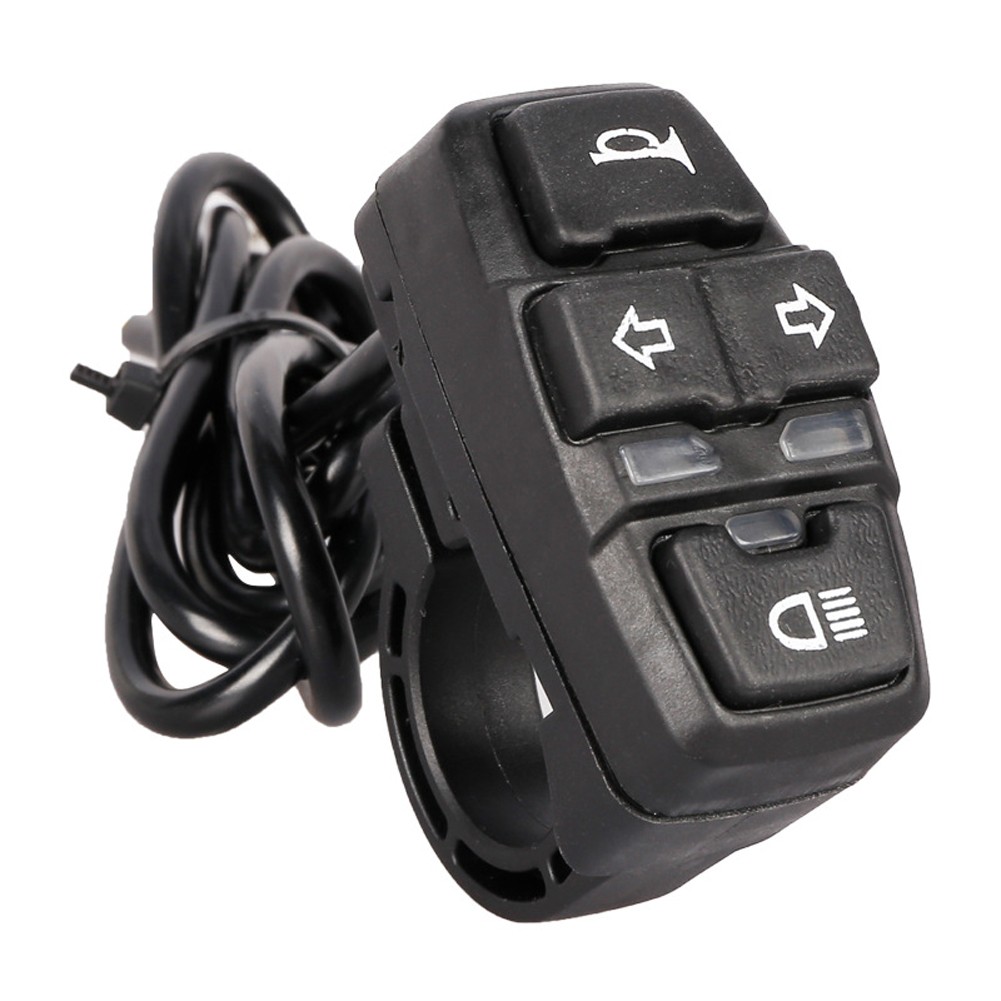 Motorcycle Handlebar Control Switch Integrated Headlight Turn Signal and - Picture 8 of 8
