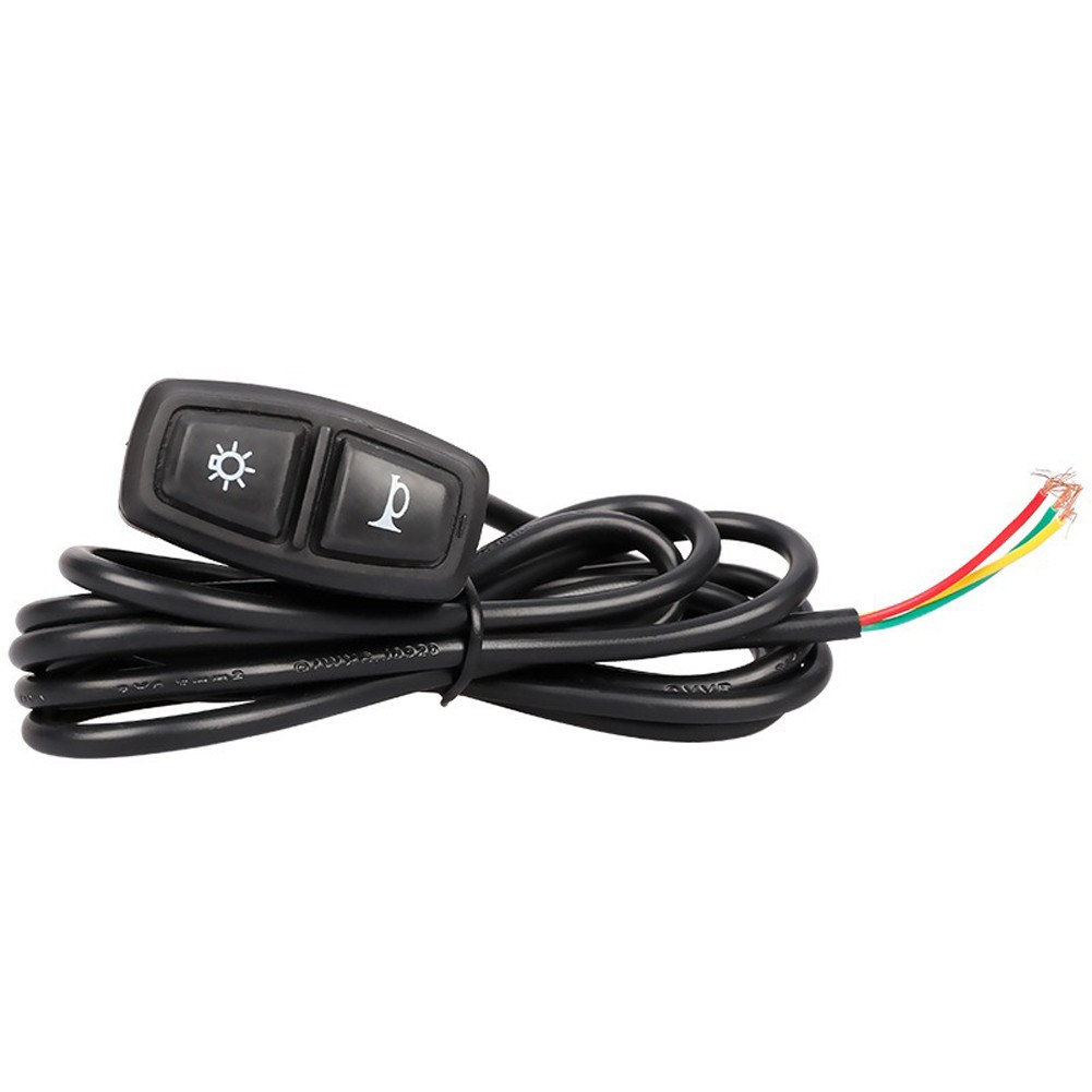 Faro LED de largo alcance y Forhorn para bicicletas eléctricas con cable de 163CM - Imagen 21 de 21