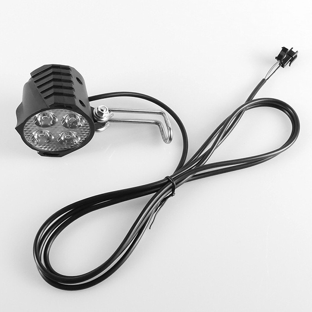 Faro LED de largo alcance y Forhorn para bicicletas eléctricas con cable de 163CM - Imagen 19 de 21