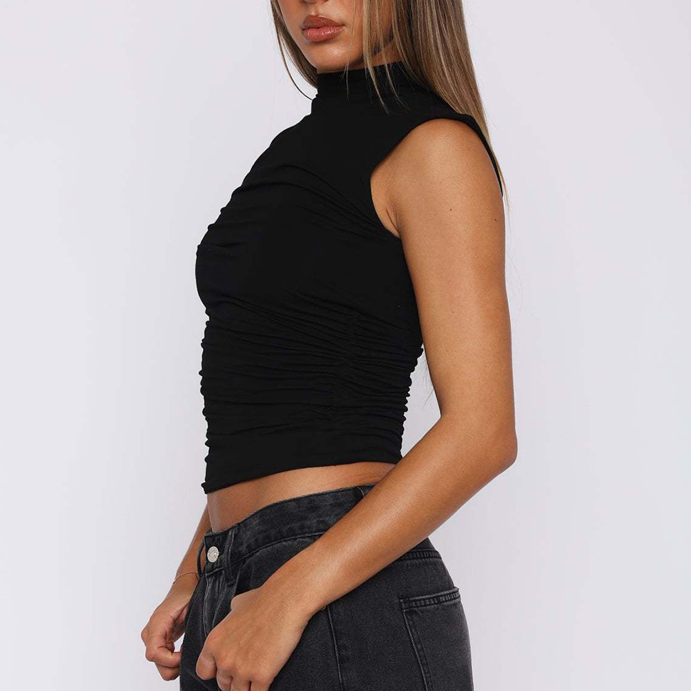 Lightweight High Neck Sleeveless Top for Women Perfect for Summer Days - Picture 35 of 63