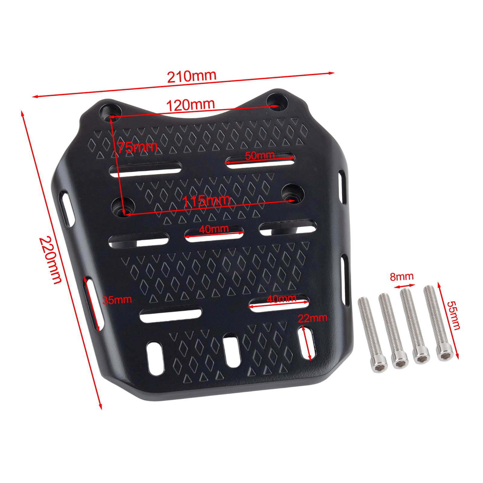 Practical Motorcycle Rear Luggage Rack for Honda For PCX Series Models - Afbeelding 20 van 29