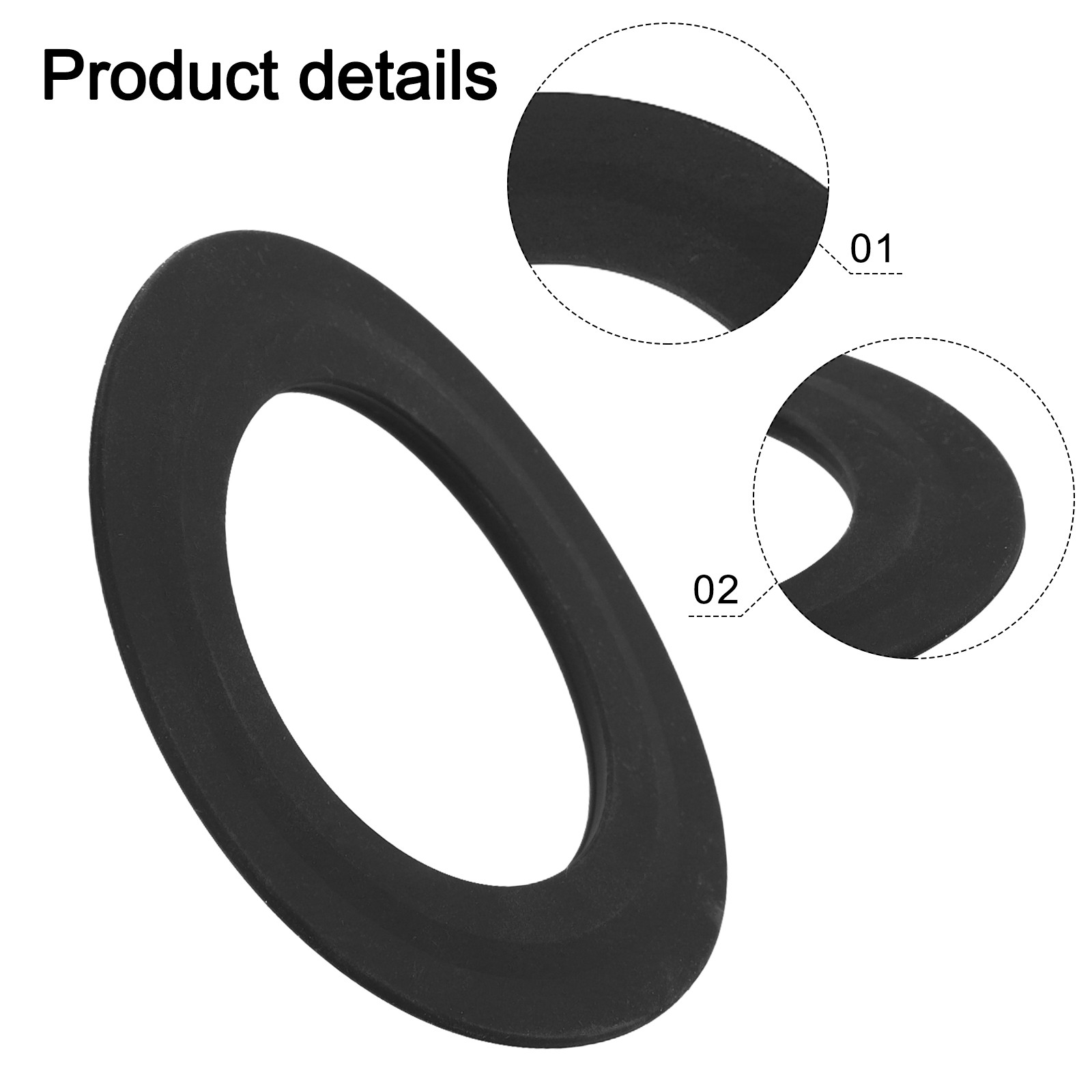 Toilet flush valve rubber seal for Siamp for Optima 49 and 50 for 34490507 - Picture 26 of 43
