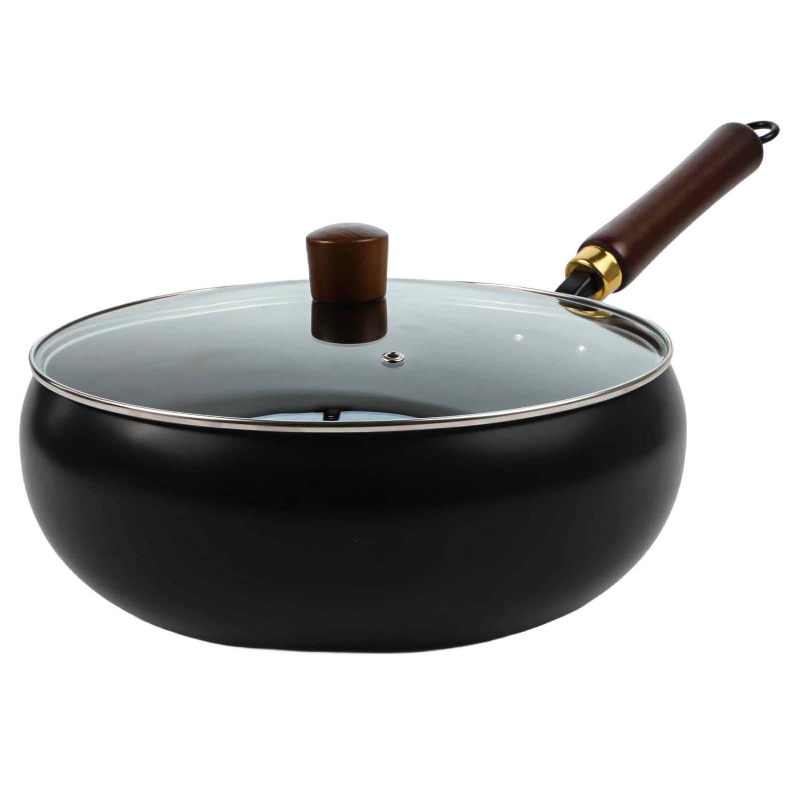Efficient Heat Retention Iron Frying Pan Big Belly for Consistent Results - Picture 43 of 52