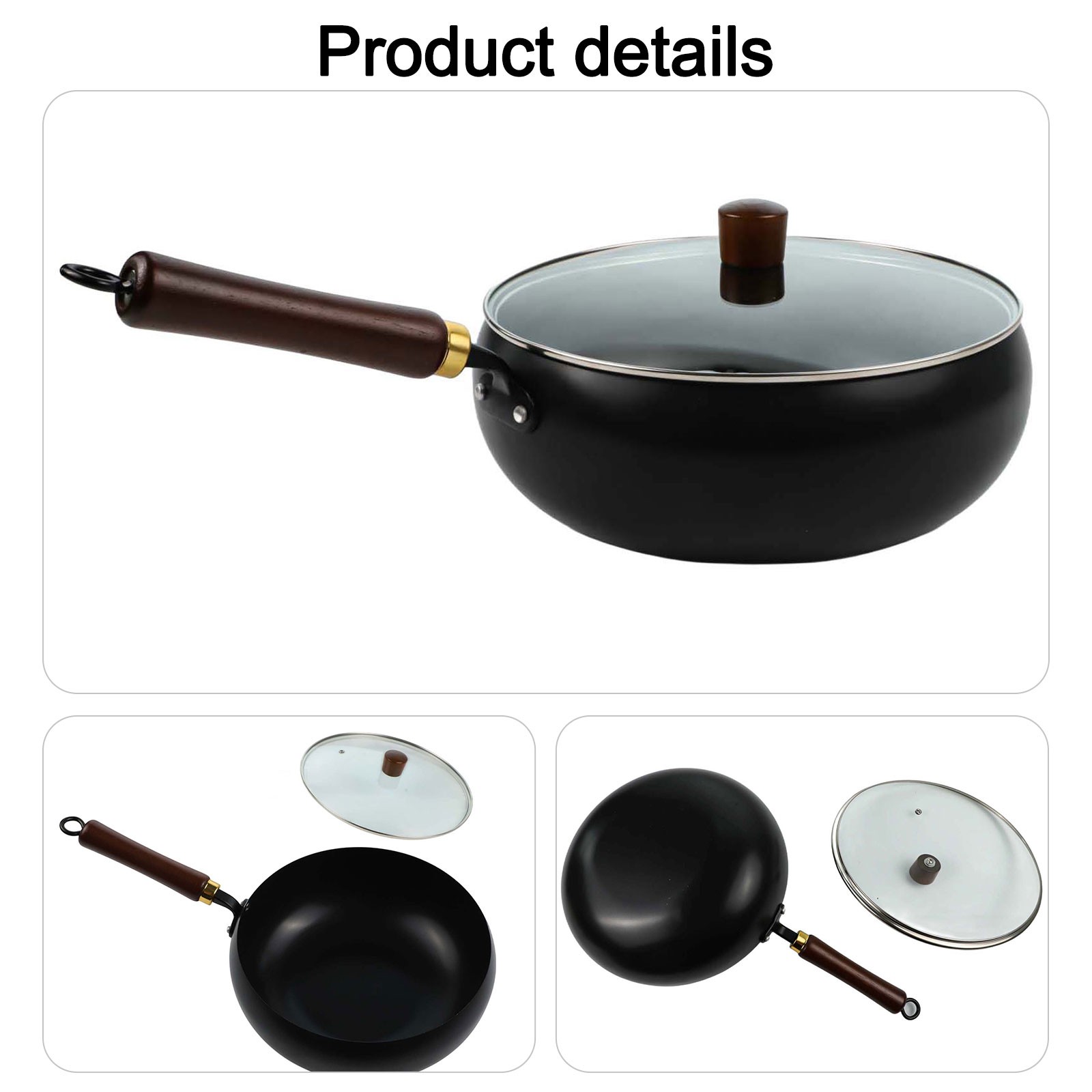 Efficient Heat Retention Iron Frying Pan Big Belly for Consistent Results - Picture 46 of 52
