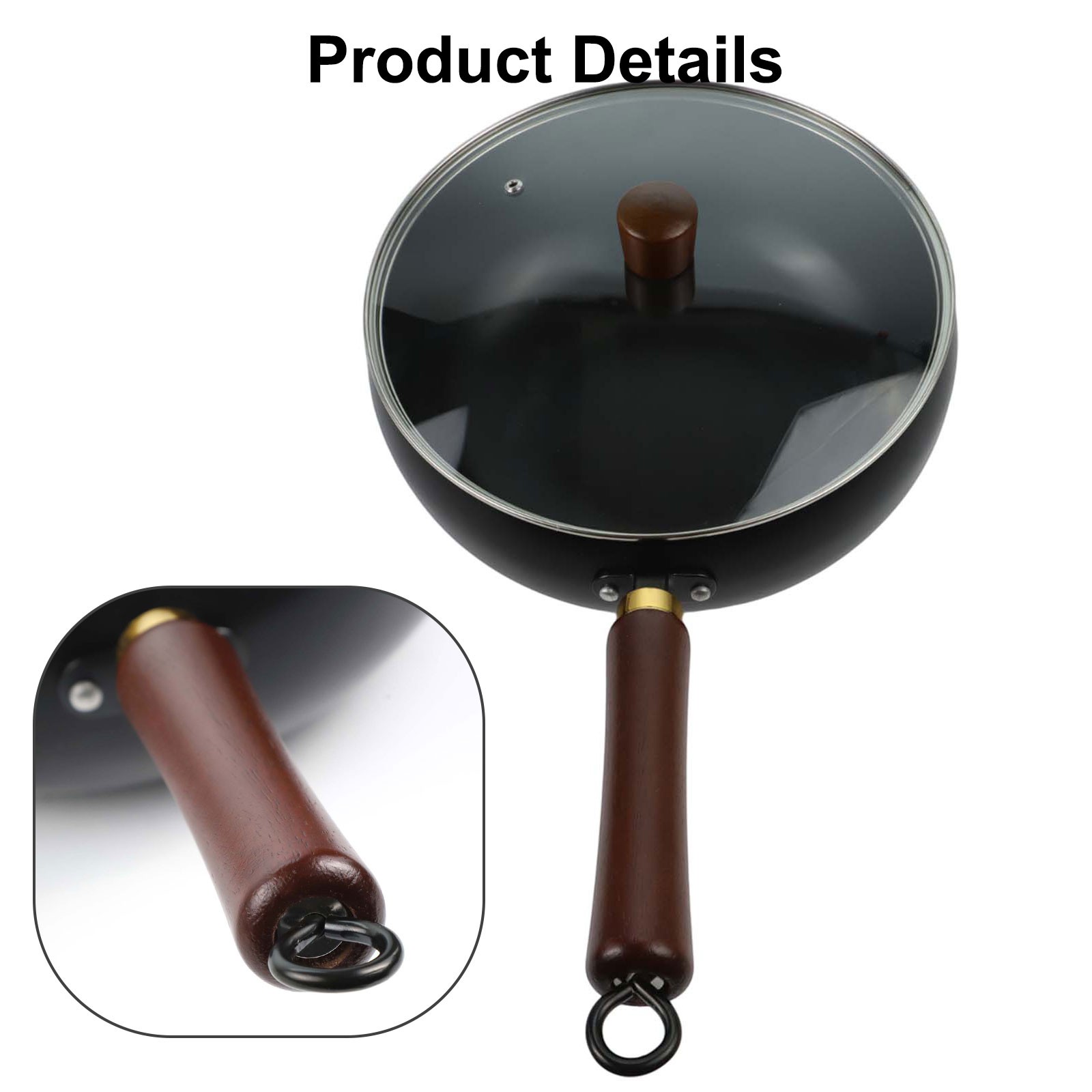 Efficient Heat Retention Iron Frying Pan Big Belly for Consistent Results - Picture 47 of 52