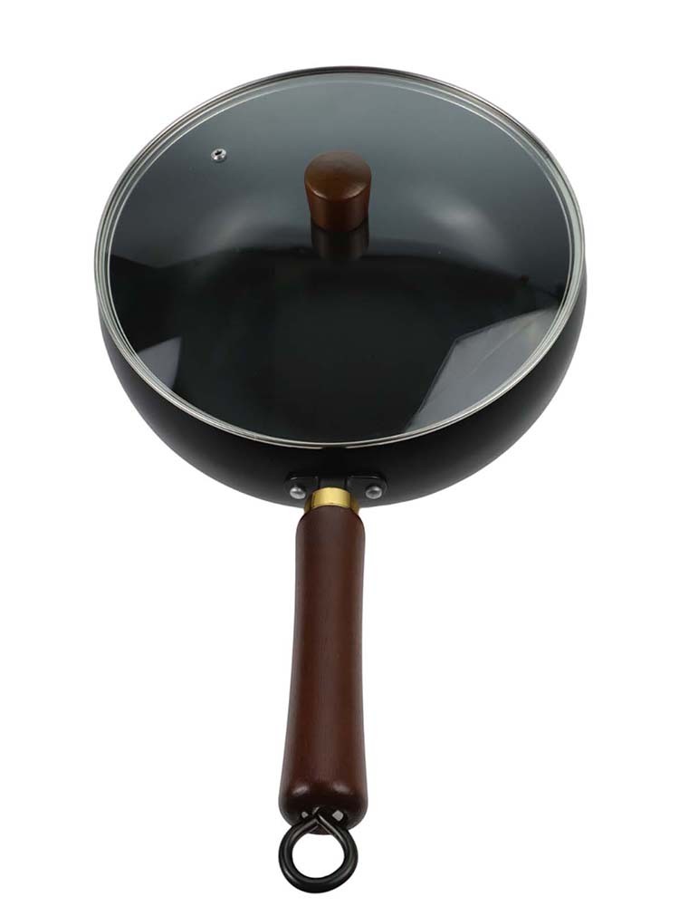 Efficient Heat Retention Iron Frying Pan Big Belly for Consistent Results - Picture 50 of 52