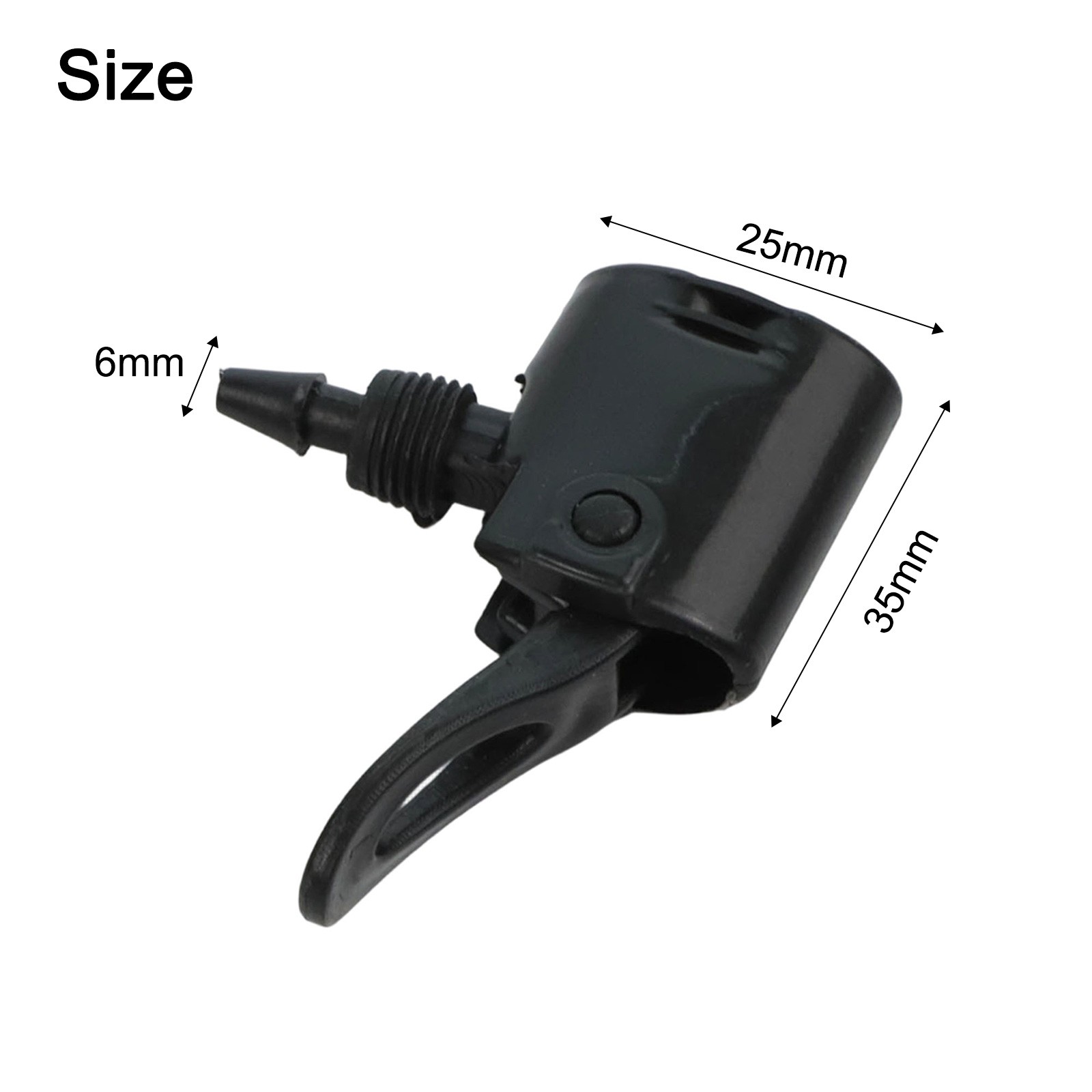 Adaptador de manguera de boquilla de bomba de bicicleta doble cabezal piezas de bombeo accesorios F/V A/V - Imagen 47 de 47