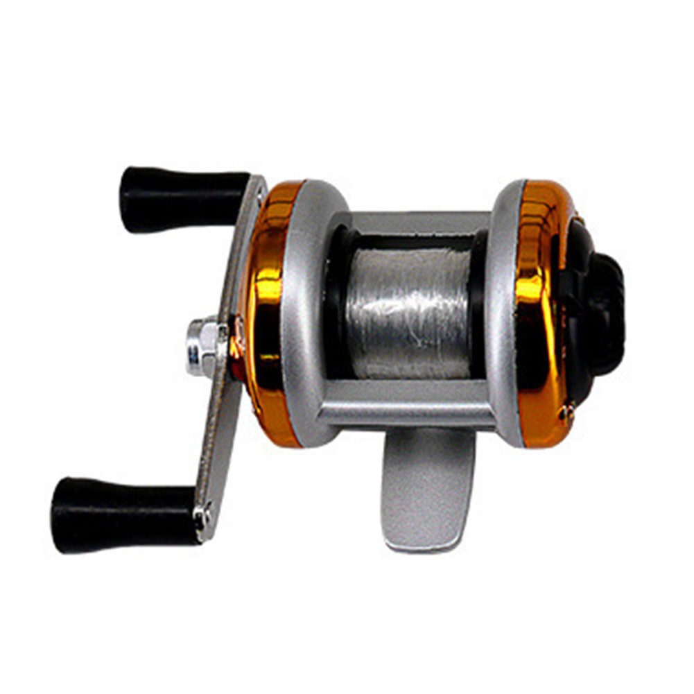 User Friendly Dual Handle Ice Fishing Spool for Effortless For Winter Fishing