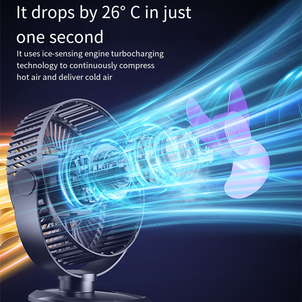 Mini Fan with 360 Degree Rotation and Long Lasting Battery for Camping - Picture 18 of 25