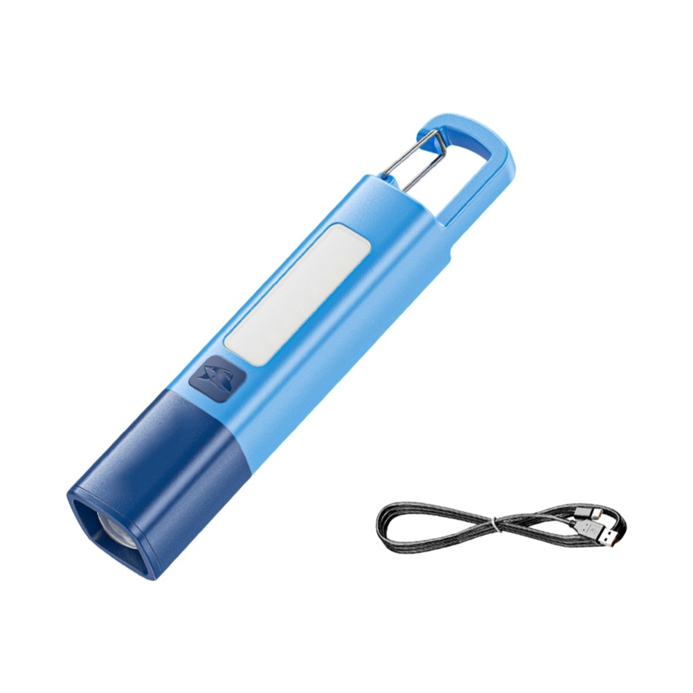 Mini linterna portátil con zoom XPE luz de camping USB recargable - Imagen 10 de 13