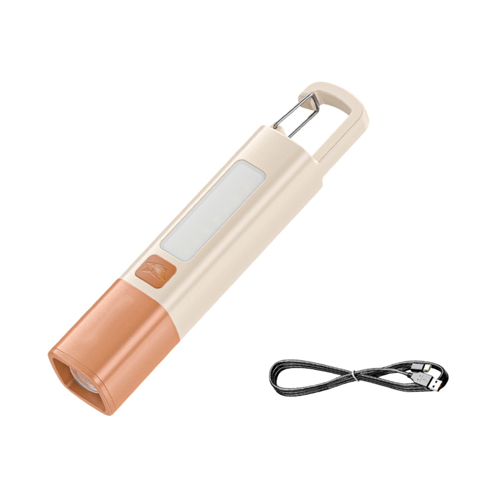 Mini linterna portátil con zoom XPE luz de camping USB recargable - Imagen 9 de 13