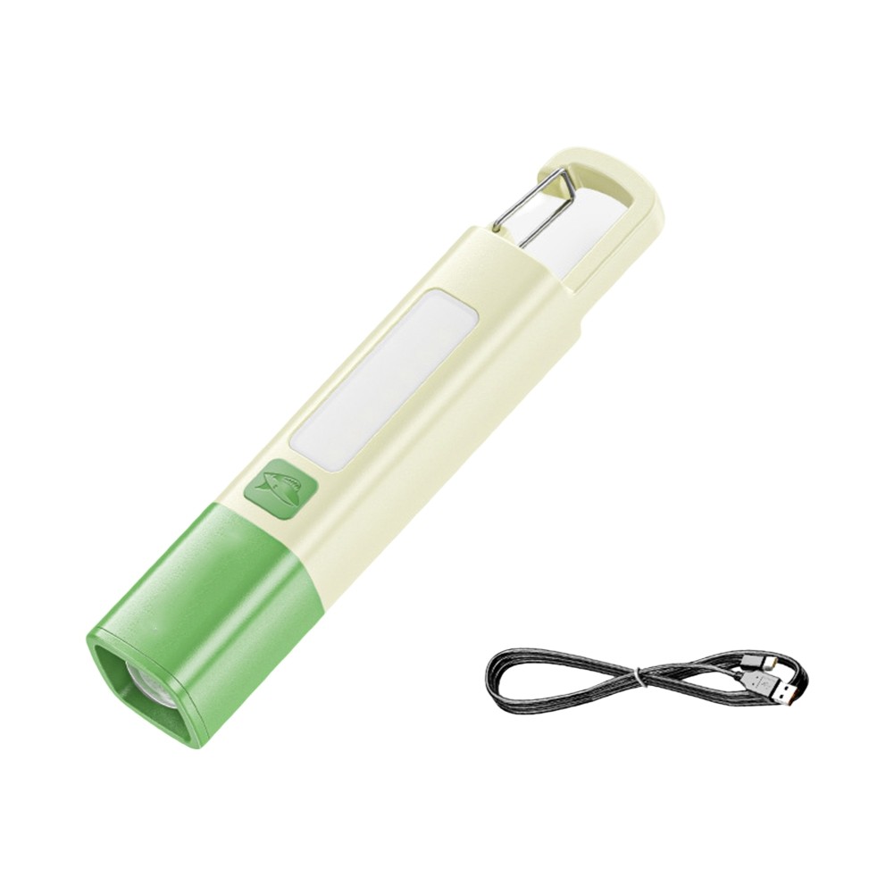 Mini linterna portátil con zoom XPE luz de camping USB recargable - Imagen 11 de 13