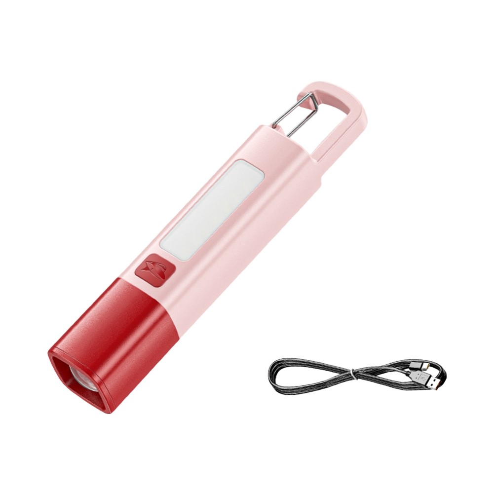 Mini linterna portátil con zoom XPE luz de camping USB recargable - Imagen 7 de 13