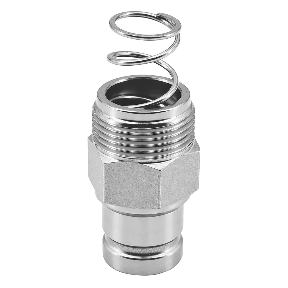 Bobcat® 7246777 Hydraulic Male Flat Face Quick Coupler Connect Under Pressure