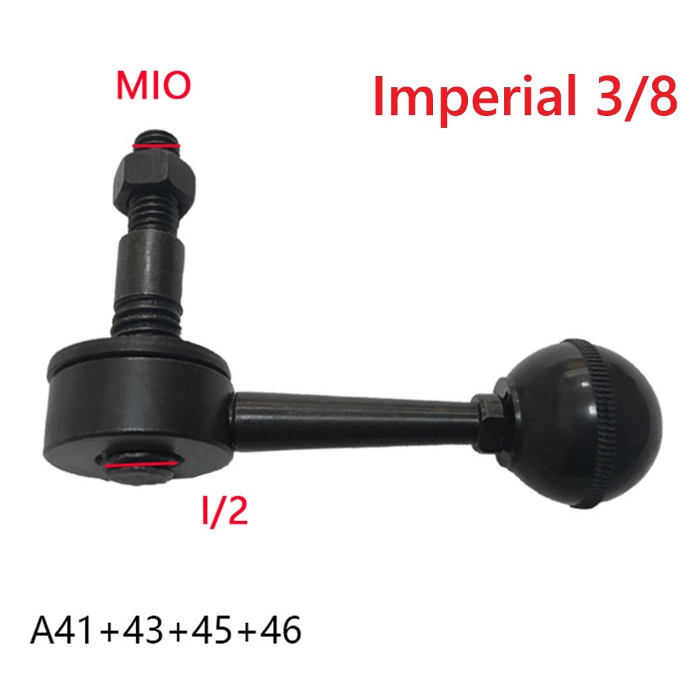 Lock Nut Assembly for Bridgeport Mill with British 3/8 and 1/2 Threads