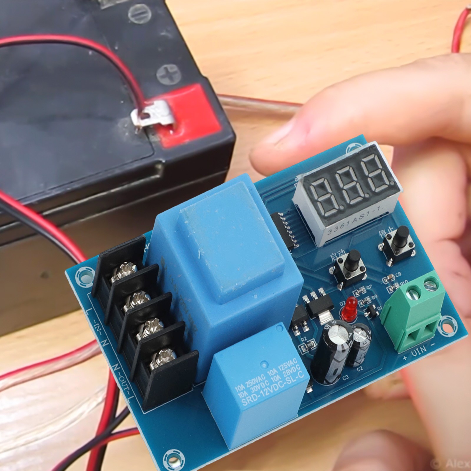 Battery Charging Control Board Charger Power Supply Switch Module12V / 24V 6-60V - Afbeelding 26 van 39