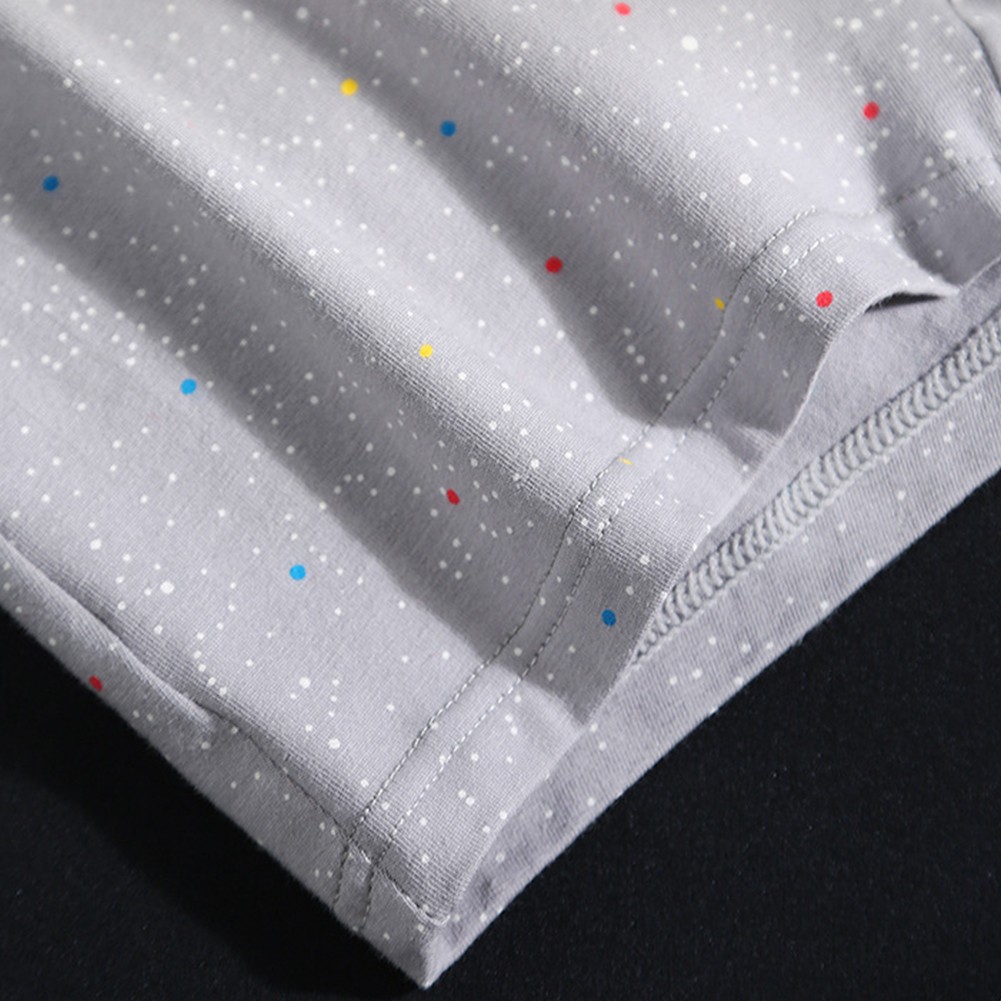 Men's Printed Boxer Shorts Breathable Cotton Trunks with Elastic Waist - Picture 18 of 22