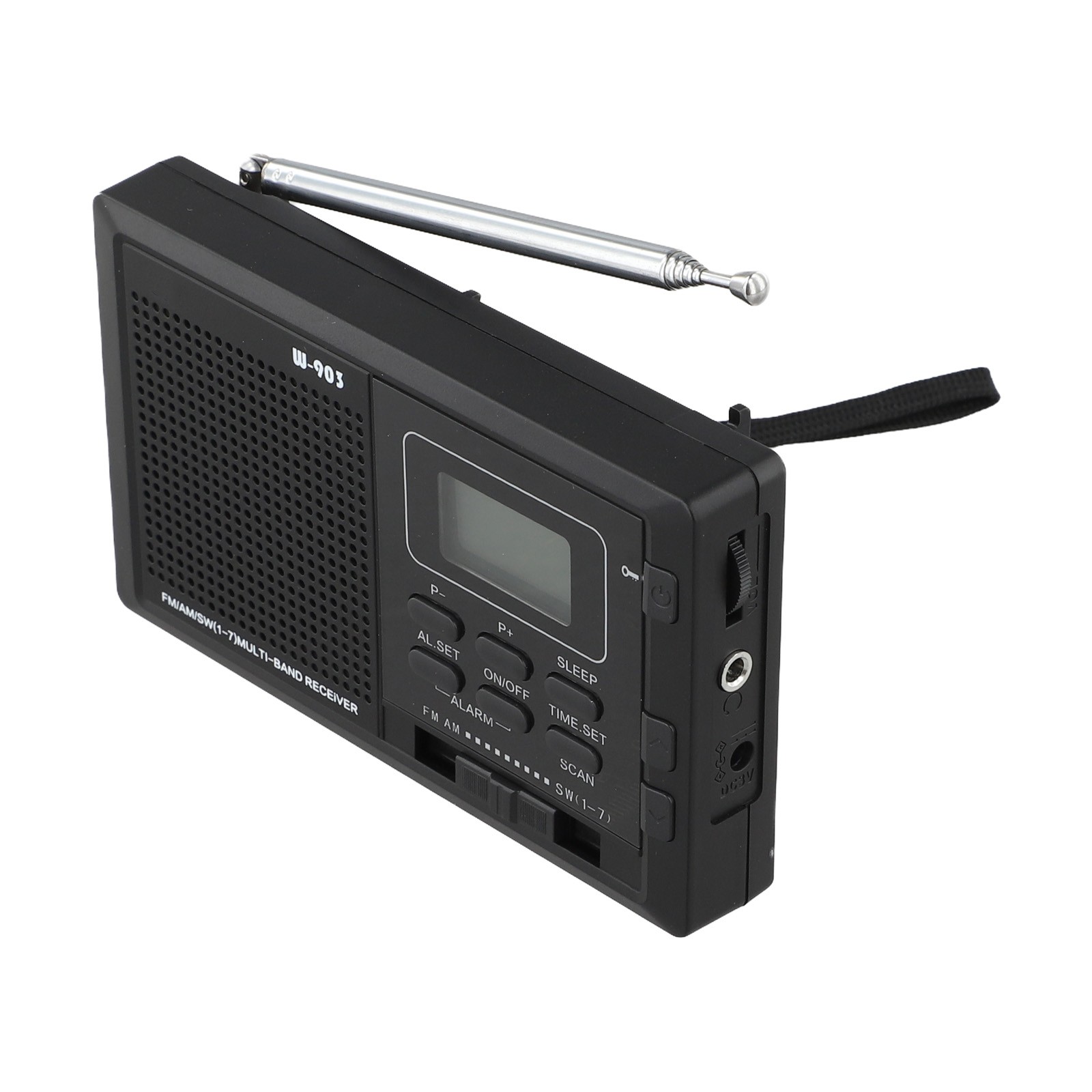Radio FMAMSW Diseño estable Interfaz fácil de usar Funcionamiento por batería - Imagen 23 de 25