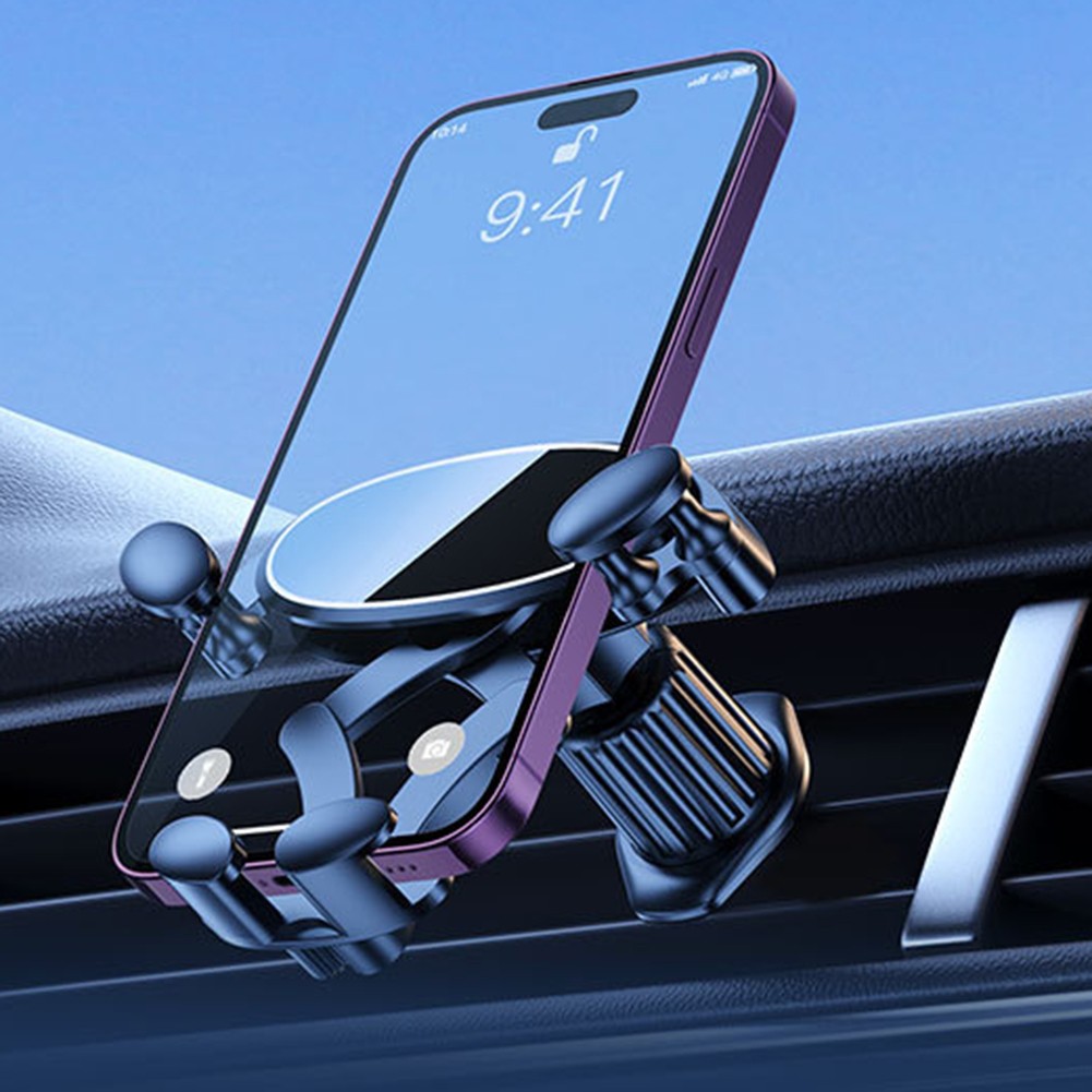 Support Téléphone Voiture Réglable 360 Degrés pour Ventilation Facile Accès - Photo 4 sur 15